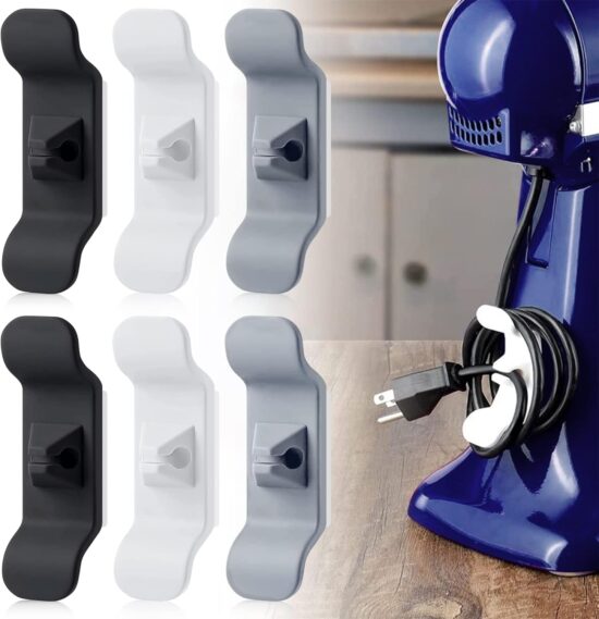 Cord Organizer for Appliance - Kitchen Appliance Cord Organizer Stick On
