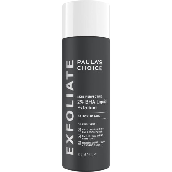 Paula's Choice--SKIN PERFECTING 2% BHA Liquid Salicylic Acid Exfoliant--Facial Exfoliant for Blackheads, Enlarged Pores, Wrinkles & Fine Lines