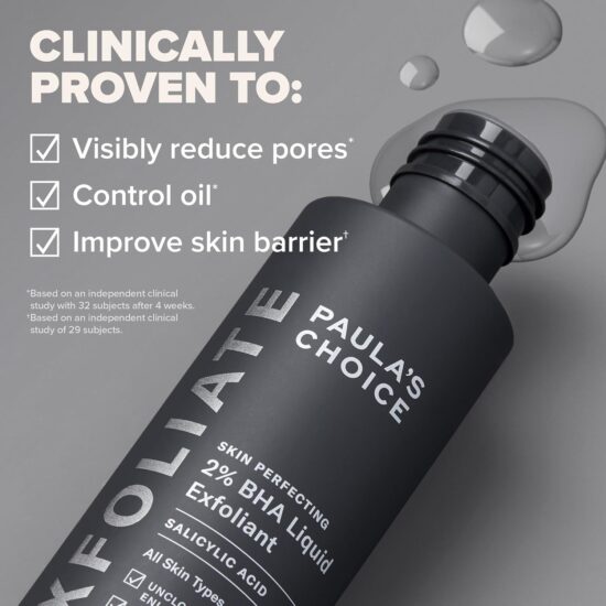 Paula's Choice--SKIN PERFECTING 2% BHA Liquid Salicylic Acid Exfoliant--Facial Exfoliant for Blackheads, Enlarged Pores, Wrinkles & Fine Lines - Image 2