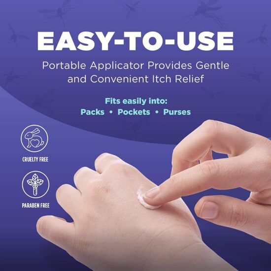 After Bite Kids - Bug Bite Itch Relief for Kids with Sodium Bicarbonate - Ideal for Mosquito Bites, Fire Ant Bites, Bees & More - Portable Cream Formula - 0.7 oz (4 Pack) - Image 2