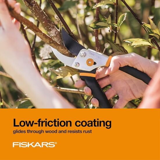 Fiskars Bypass Pruning Shears 5/8” Garden Clippers - Plant Cutting Scissors - Image 2