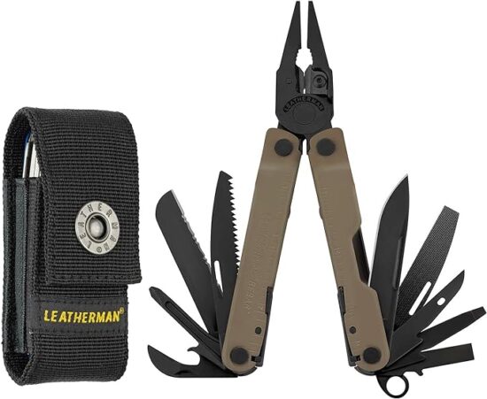 LEATHERMAN, Rebar Multitool with Premium Replaceable Wire Cutters and Saw, Stainless Steel with Nylon Sheath