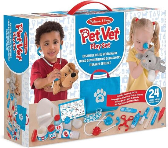 Melissa & Doug Examine and Treat Pet Vet Play Set