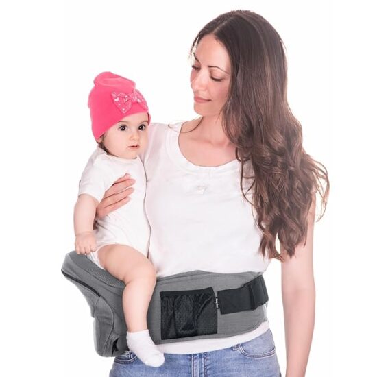 Certified Hip Seat Baby Carrier - New Ergonomic Bench Design - Image 2