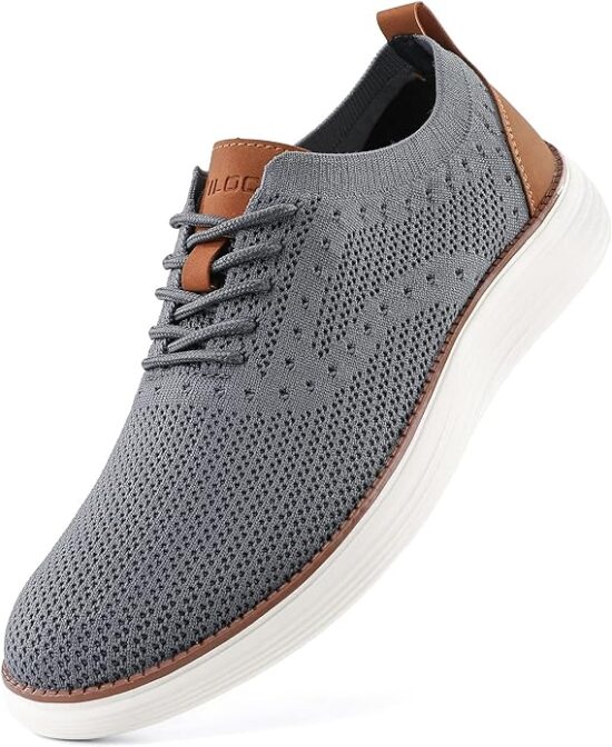 VILOCY Men's Mesh Dress Sneakers Oxfords Business - Image 2