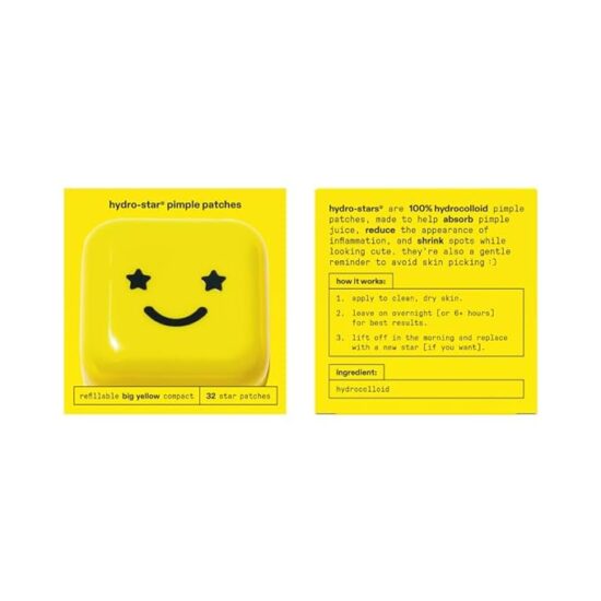 Starface Hydro-Stars, Hydrocolloid Pimple Patches, Absorb Fluid and Reduce Redness, Cute Star Shape, Vegan and Cruelty-Free Skincare - Image 2