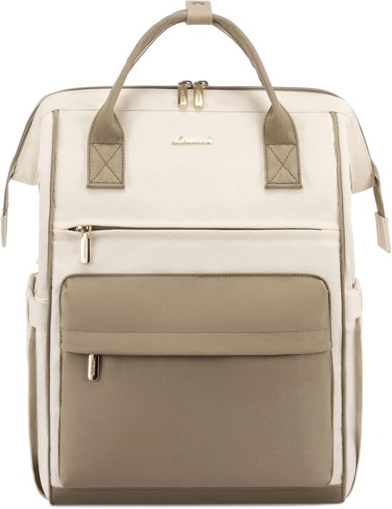 LOVEVOOK Laptop Backpack Purse for Women Waterproof Teacher Nurse Bag, 15.6 inch Work laptop Bag with USB Port, Business Travel Computer Backpack - Image 2